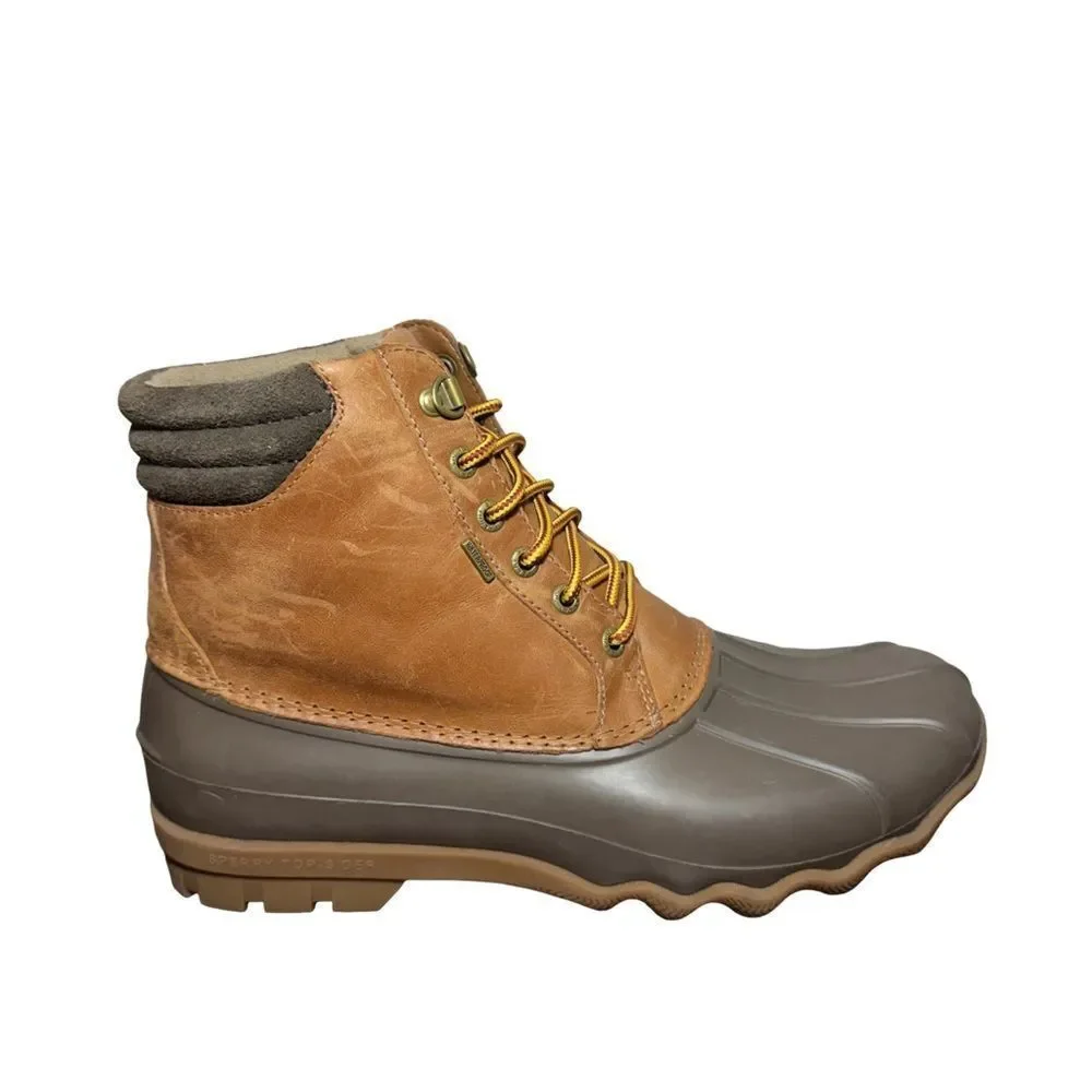 Sperry Tan and Gray Rain Boots size 9.5